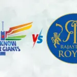 Rajasthan Royals Vs Lucknow Super Giants Match Scorecard