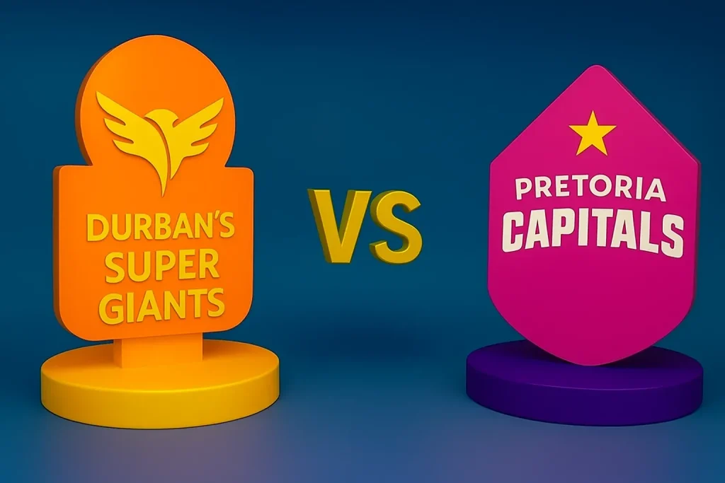 Durban's Super Giants Vs Pretoria Capitals Match Scorecard
