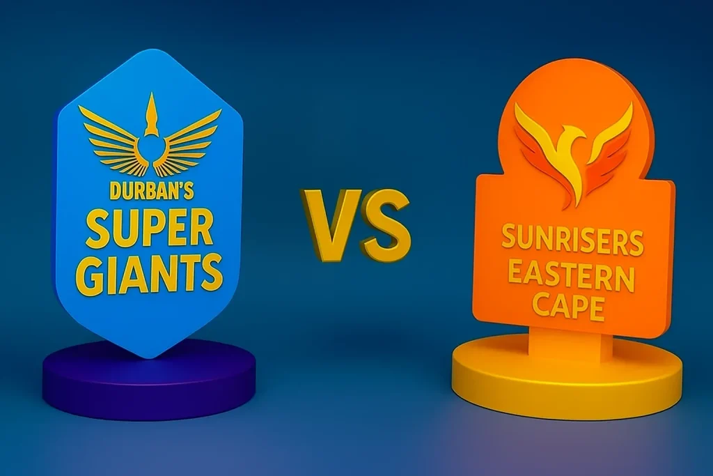 Durban's Super Giants Vs Sunrisers Eastern Cape Match Scorecard