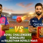 Royal Challengers Bengaluru vs Rajasthan Royals