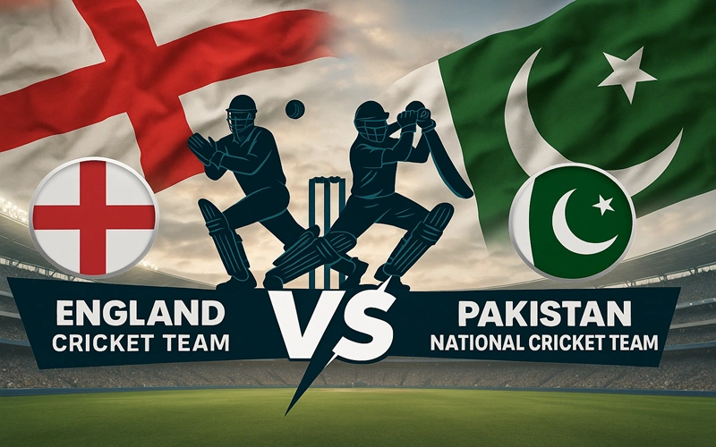England Cricket Team vs Pakistan National Cricket Team Timeline