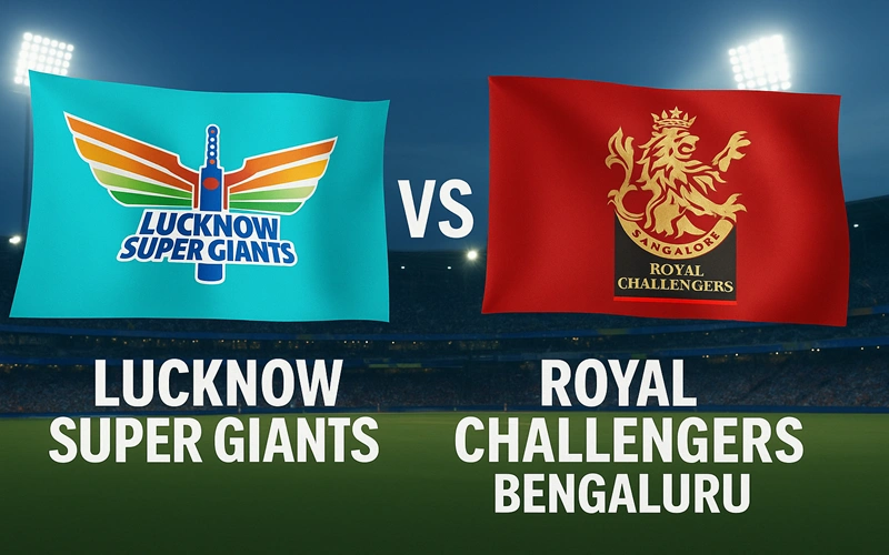 Lucknow Super Giants vs Royal Challengers Bengaluru Timeline