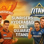 Sunrisers Hyderabad vs Gujarat Titans Timeline
