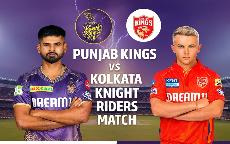 punjab kings vs kolkata knight riders match scorecard