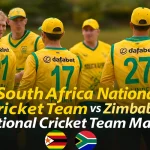 South Africa National Cricket Team vs Zimbabwe National Cricket Team Match Scorecard