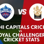 Delhi Capitals Cricket vs Royal Challengers Cricket Stats