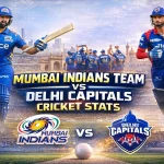Mumbai Indians Team vs Delhi Capitals Cricket Stats